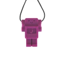 Collar robot uva morado