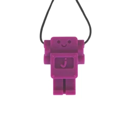 Collar robot uva morado