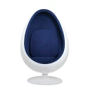 Sillón huevo azul