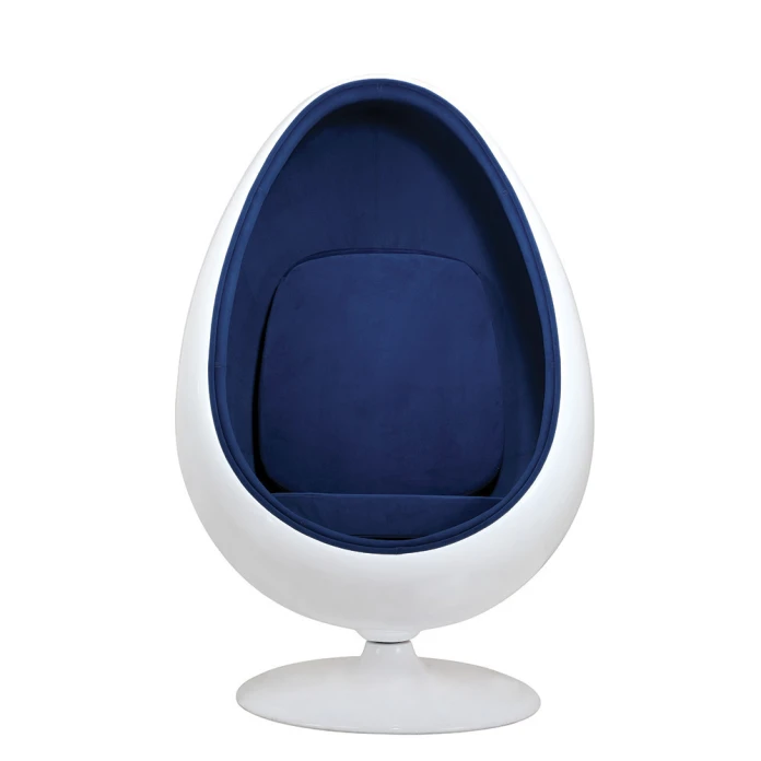 Sillón huevo azul