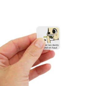 18 pictogramas - Cepillarse los dientes - Estilo kawaii