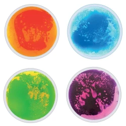 Placas sensoriomotoras redondas - Violeta