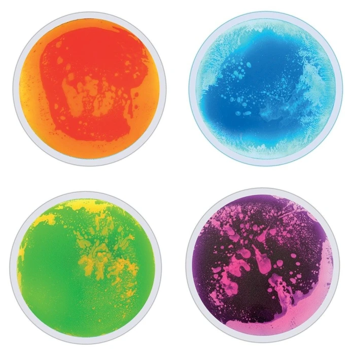 Placas sensoriomotoras redondas - Violeta