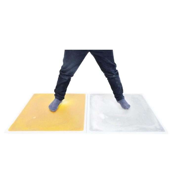 Placa sensorial - Gris plateado