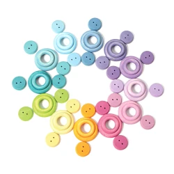 Aros de madera - pastel