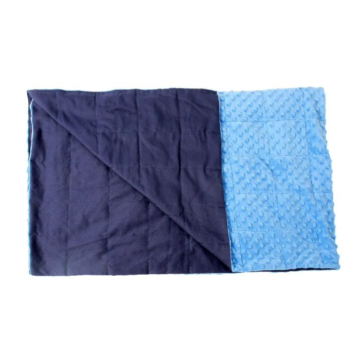 Manta lastrada - 90 x 120 cm - 3 kg - azul