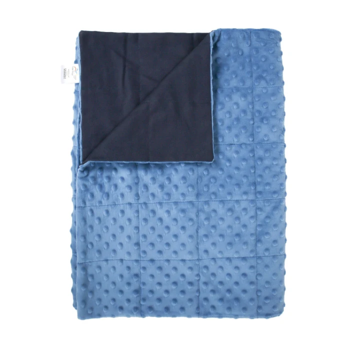 Manta lastrada - 90 x 120 cm - 3 kg - azul