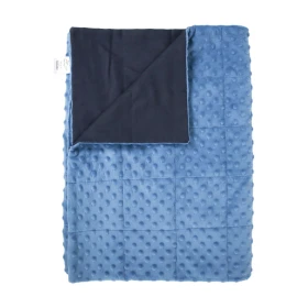 Manta lastrada - 90 x 120 cm - 3 kg - azul