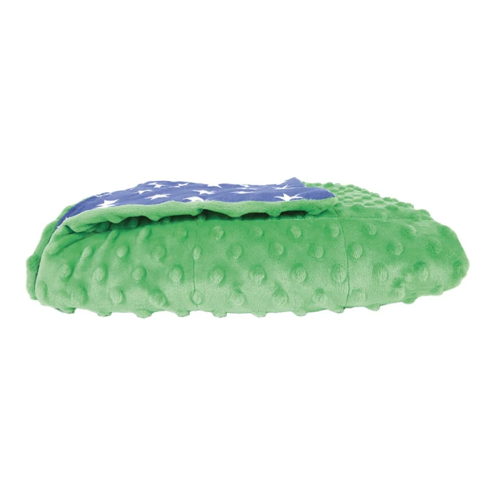 Manta pesada - 90 x 120 cm - 2 kg - verde