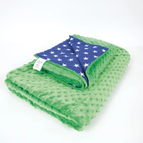 Manta lastrada - 90 x 120 cm - 2 kg - verde