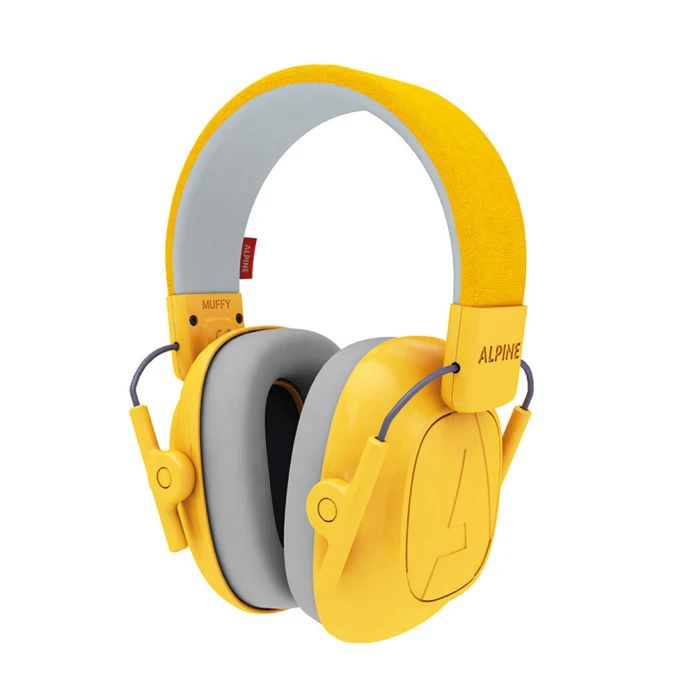 Casco antirruido infantil - Amarillo mostaza.