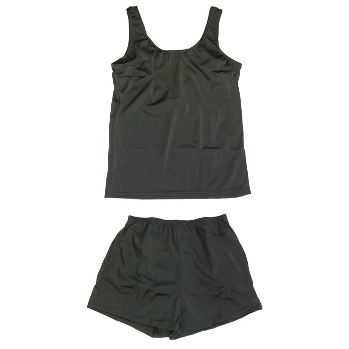 Tankini de incontinencia negro para mujer