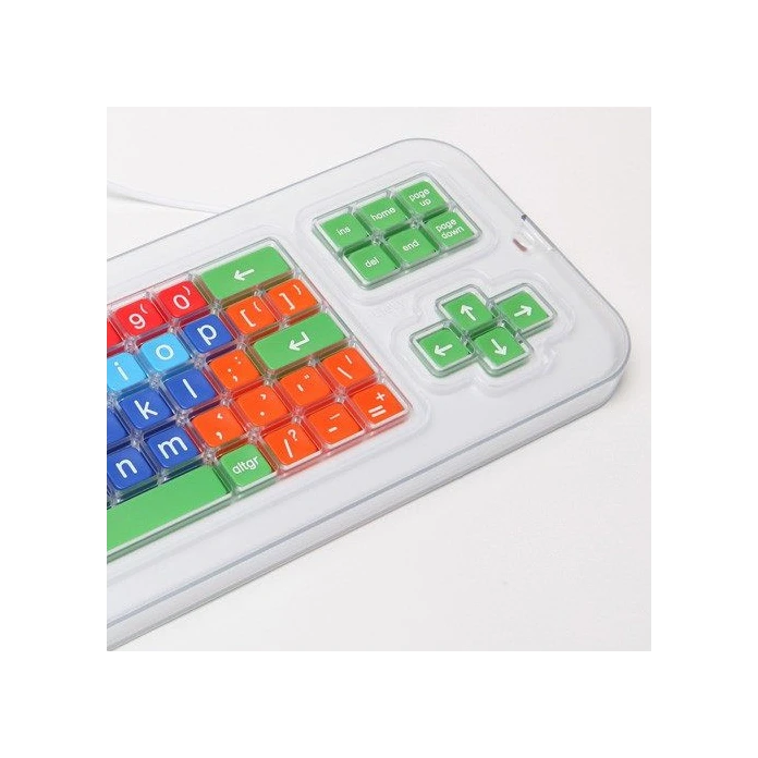 Guía dedos teclado Clevy transparente