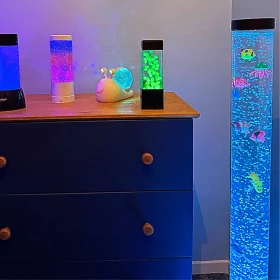 Lámpara de arcoíris brillante