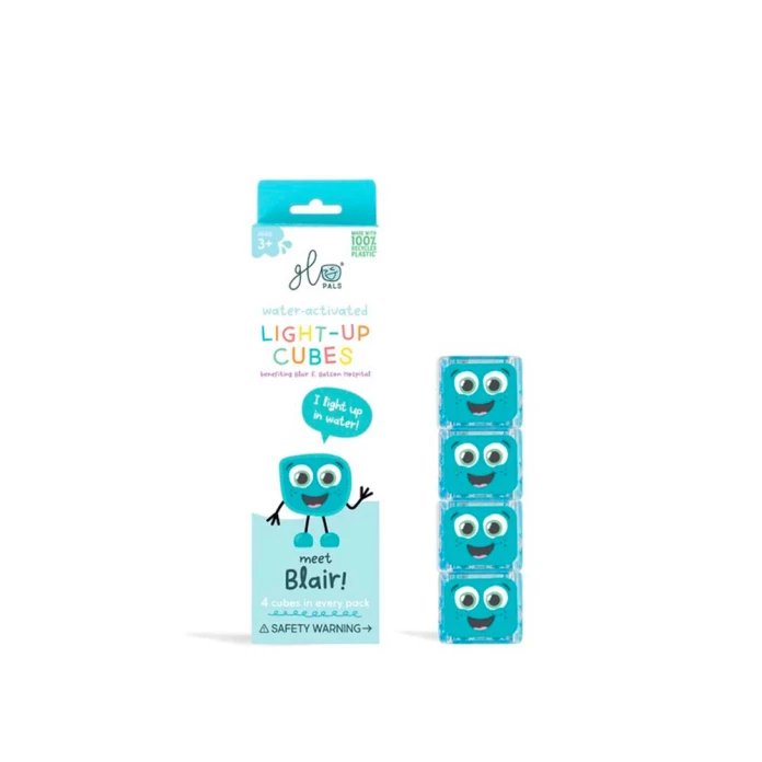 Glow Pals: 4 cubos luminosos Blair azules